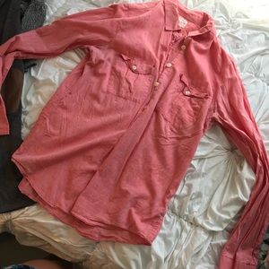 JCrew Pink Button down